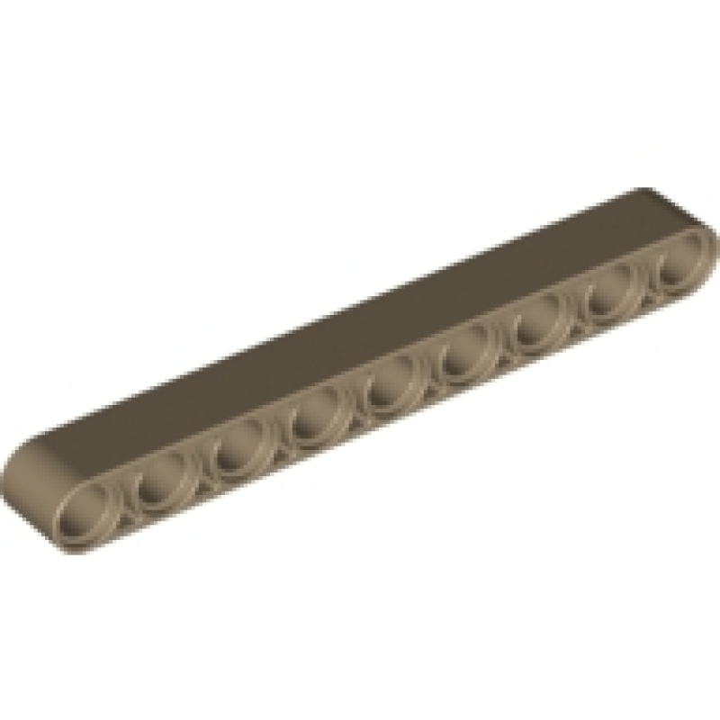 Technic, Hefbalk Dik 1x9 Dark Tan